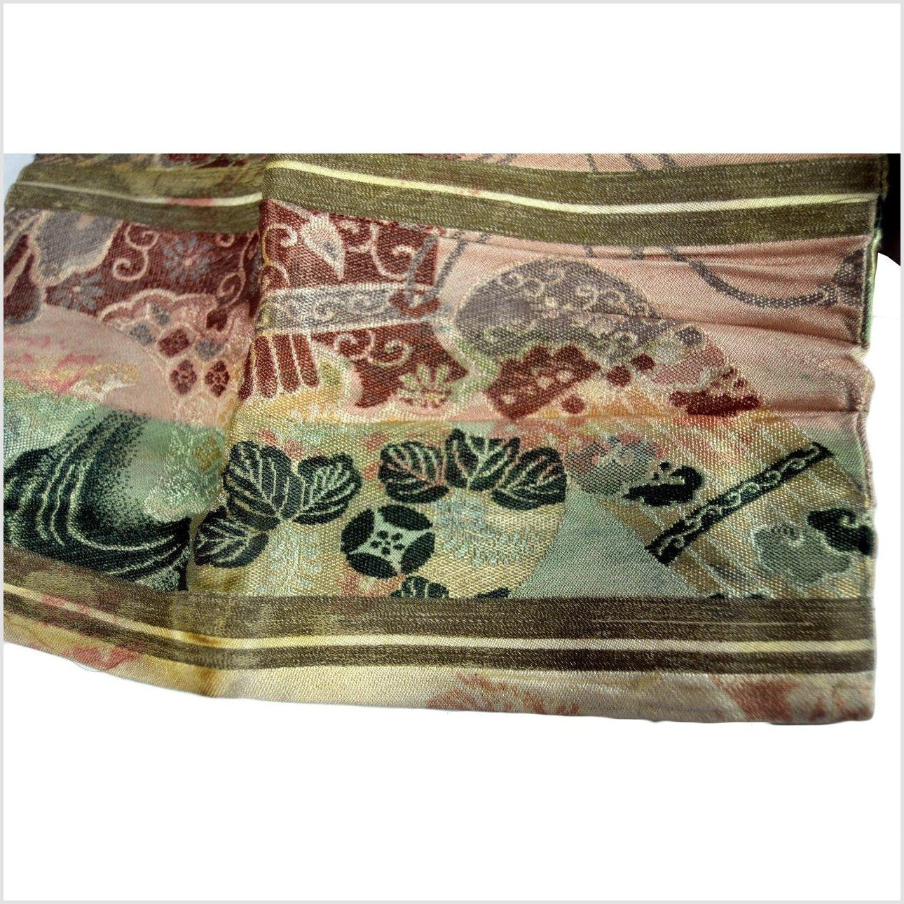 Japanese Silk Sash-2. Asian & Chinese Furniture, Art, Antiques, Vintage Home Décor for sale at FEA Home