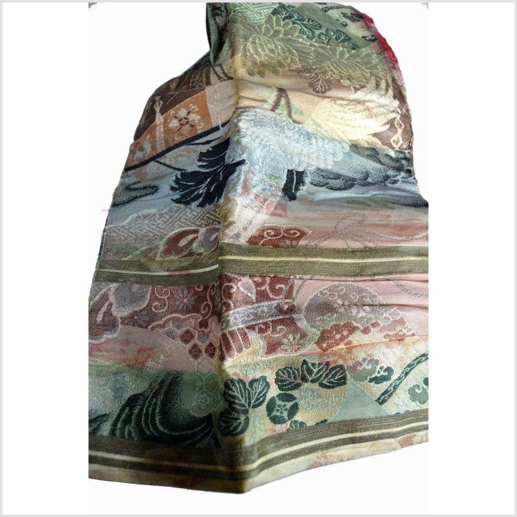 Japanese Silk Sash-5. Asian &amp; Chinese Furniture, Art, Antiques, Vintage Home Décor for sale at FEA Home