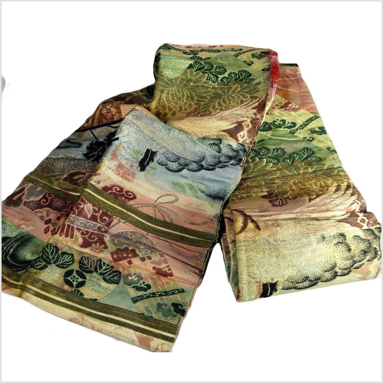 Japanese Silk Sash-1. Asian & Chinese Furniture, Art, Antiques, Vintage Home Décor for sale at FEA Home