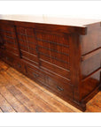 Japanese Style Elmwood Mizuya Dansu Buffet with Sliding Doors and Drawers-4. Asian & Chinese Furniture, Art, Antiques, Vintage Home Décor for sale at FEA Home