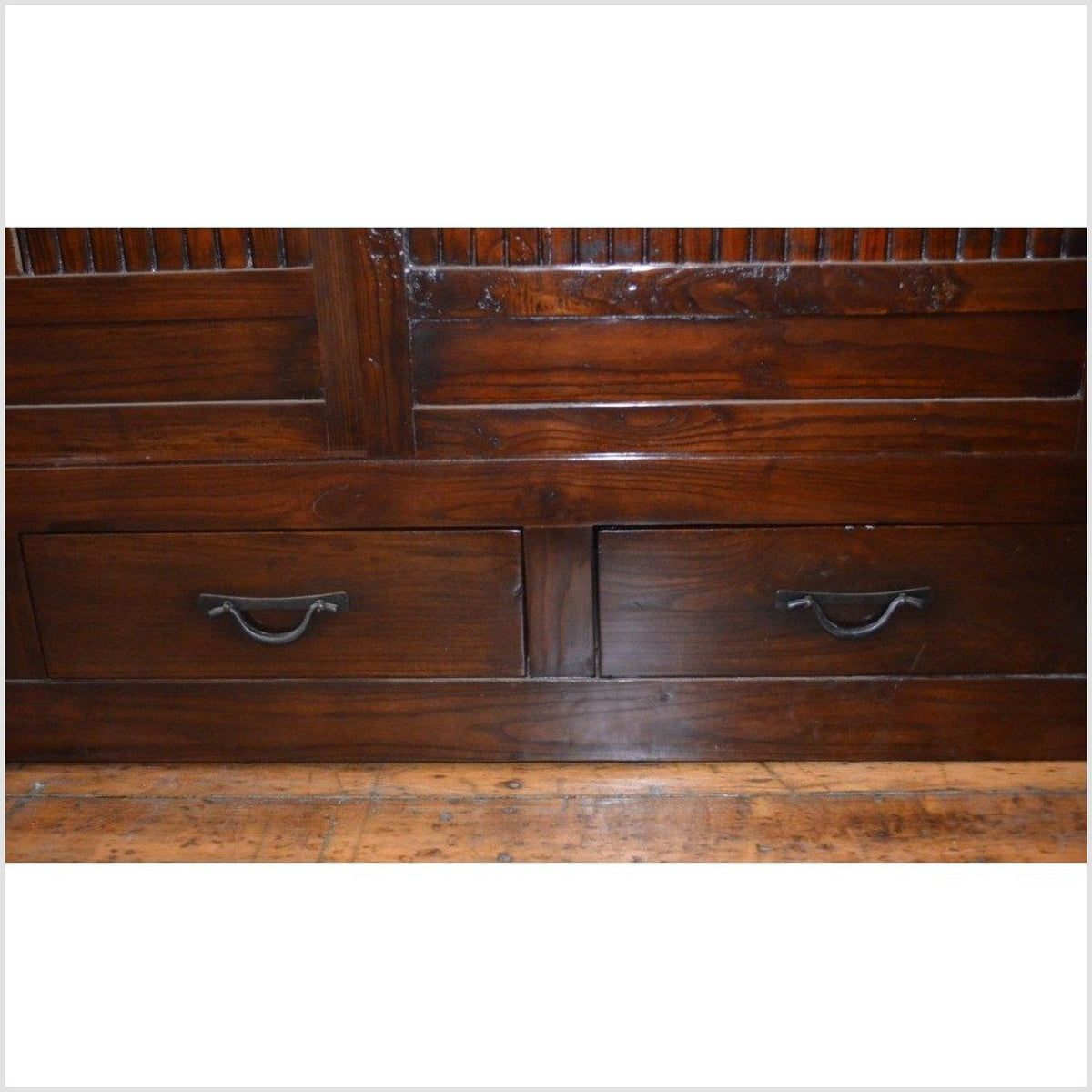 Japanese Style Elmwood Mizuya Dansu Buffet with Sliding Doors and Drawers-9. Asian &amp; Chinese Furniture, Art, Antiques, Vintage Home Décor for sale at FEA Home