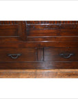Japanese Style Elmwood Mizuya Dansu Buffet with Sliding Doors and Drawers-9. Asian & Chinese Furniture, Art, Antiques, Vintage Home Décor for sale at FEA Home