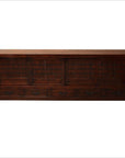 Japanese Style Elmwood Mizuya Dansu Buffet with Sliding Doors and Drawers-1. Asian & Chinese Furniture, Art, Antiques, Vintage Home Décor for sale at FEA Home