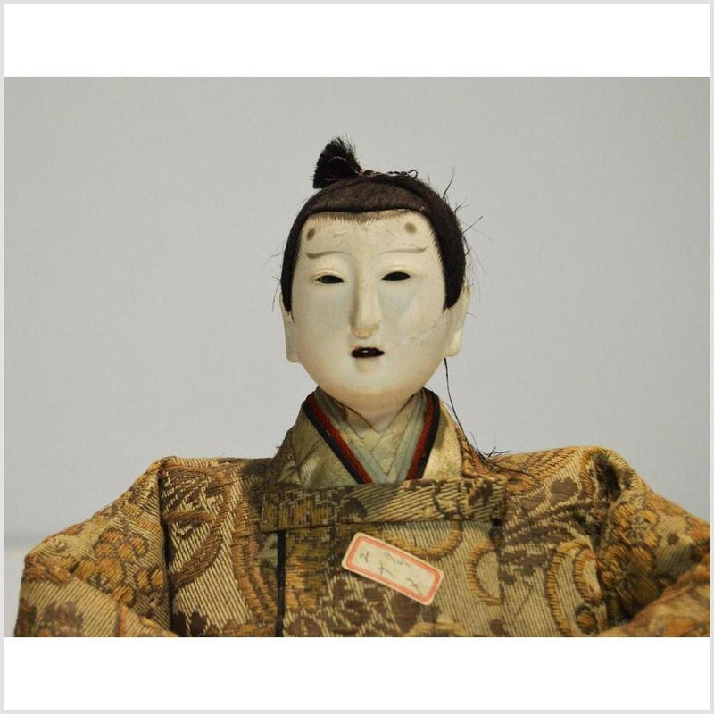 Japanese Taisho Samurai Doll-YN3546-2. Asian & Chinese Furniture, Art, Antiques, Vintage Home Décor for sale at FEA Home