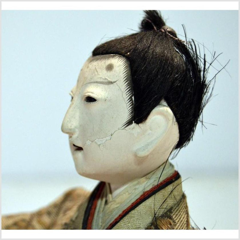 Japanese Taisho Samurai Doll-YN3546-7. Asian & Chinese Furniture, Art, Antiques, Vintage Home Décor for sale at FEA Home