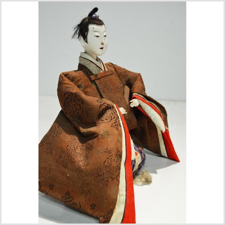 Japanese Taisho Samurai Doll-YN3548-3. Asian & Chinese Furniture, Art, Antiques, Vintage Home Décor for sale at FEA Home