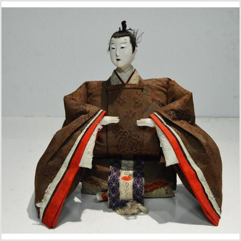 Japanese Taisho Samurai Doll-YN3548-7. Asian & Chinese Furniture, Art, Antiques, Vintage Home Décor for sale at FEA Home