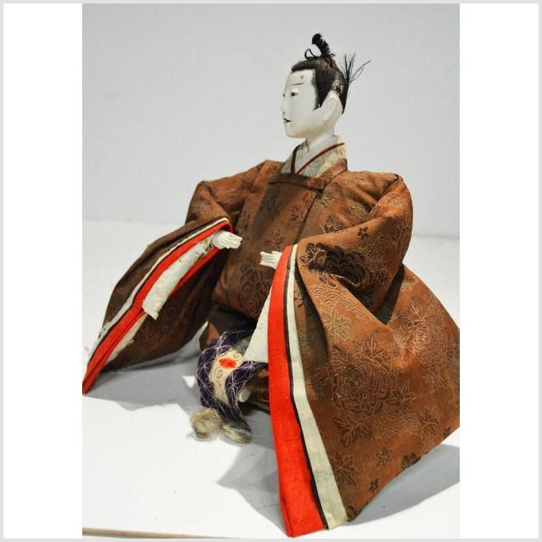 Japanese Taisho Samurai Doll-YN3548-1. Asian & Chinese Furniture, Art, Antiques, Vintage Home Décor for sale at FEA Home