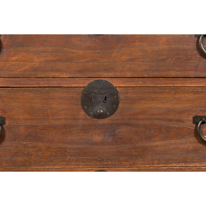 This-is-a-picture-of-a-Japanese Taishō Tansu Chest in Isho-Dansu Style with Six Drawers and Safe-image-position-14-style-YN7574-Shop-for-Vintage-and-Antique-Asian-and-Chinese-Furniture-for-sale-at-FEA Home-NYC