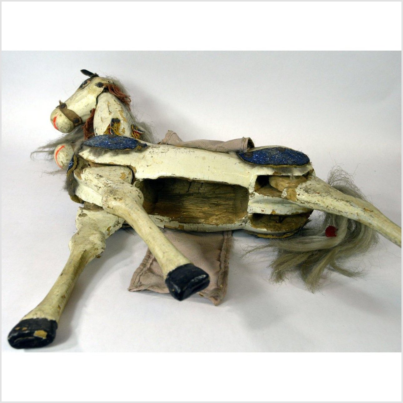 Japanese Two-Headed Horse Toy-10. Asian &amp; Chinese Furniture, Art, Antiques, Vintage Home Décor for sale at FEA Home
