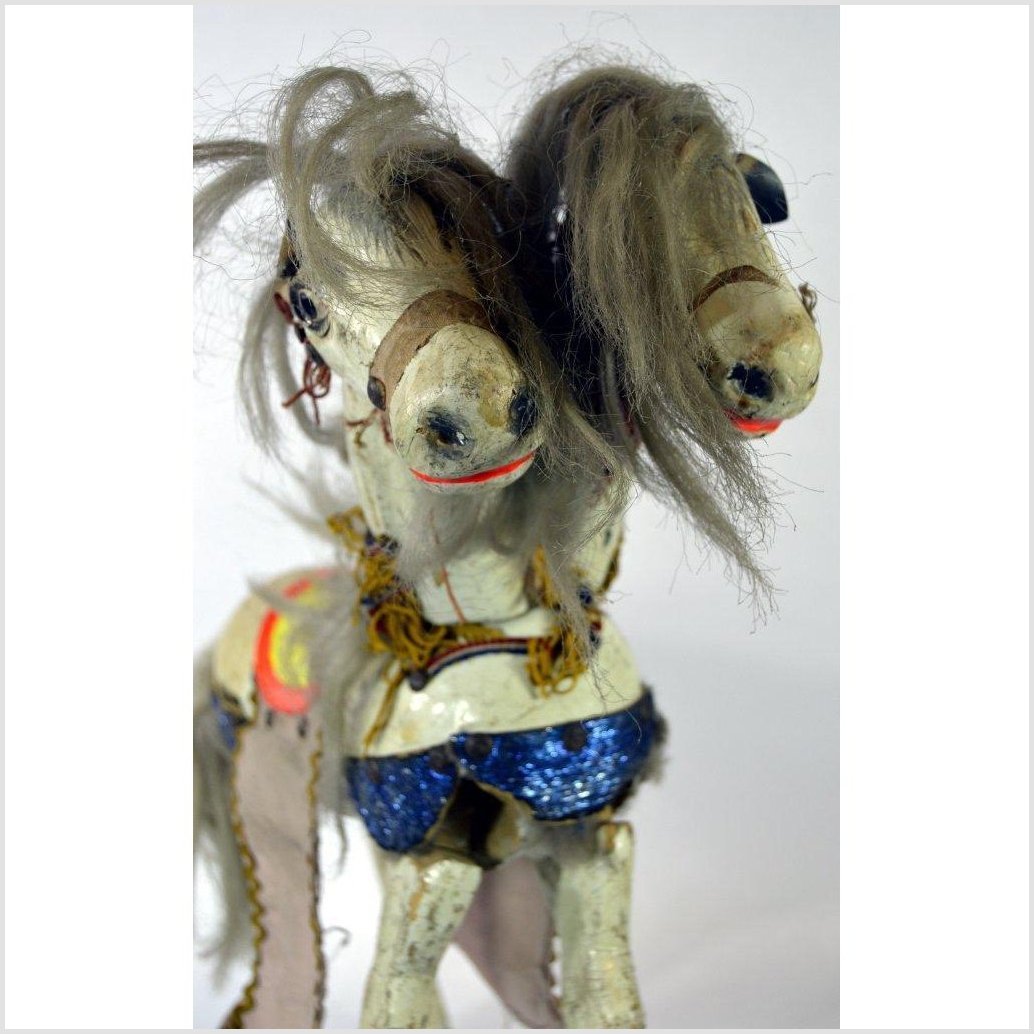 Japanese Two-Headed Horse Toy-6. Asian &amp; Chinese Furniture, Art, Antiques, Vintage Home Décor for sale at FEA Home