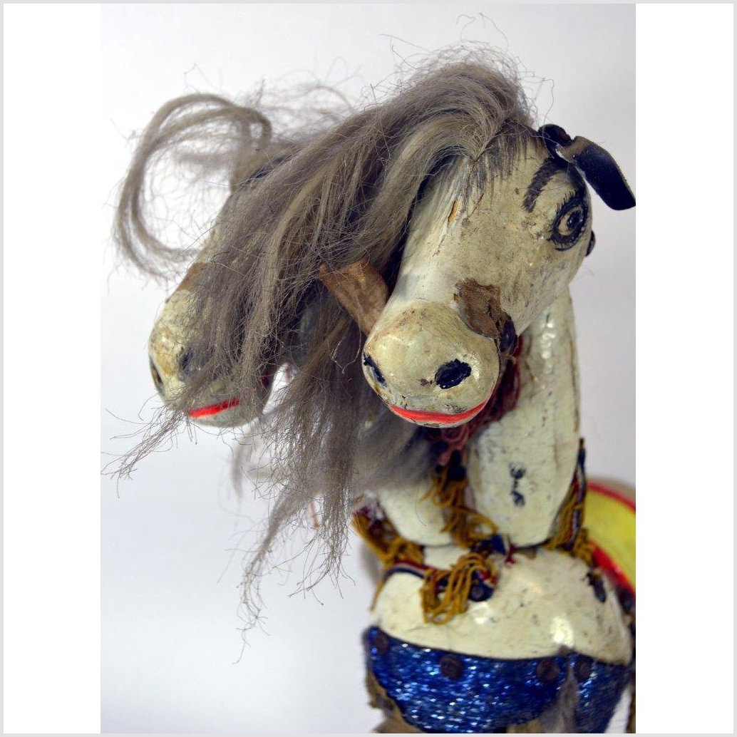 Japanese Two-Headed Horse Toy-8. Asian &amp; Chinese Furniture, Art, Antiques, Vintage Home Décor for sale at FEA Home