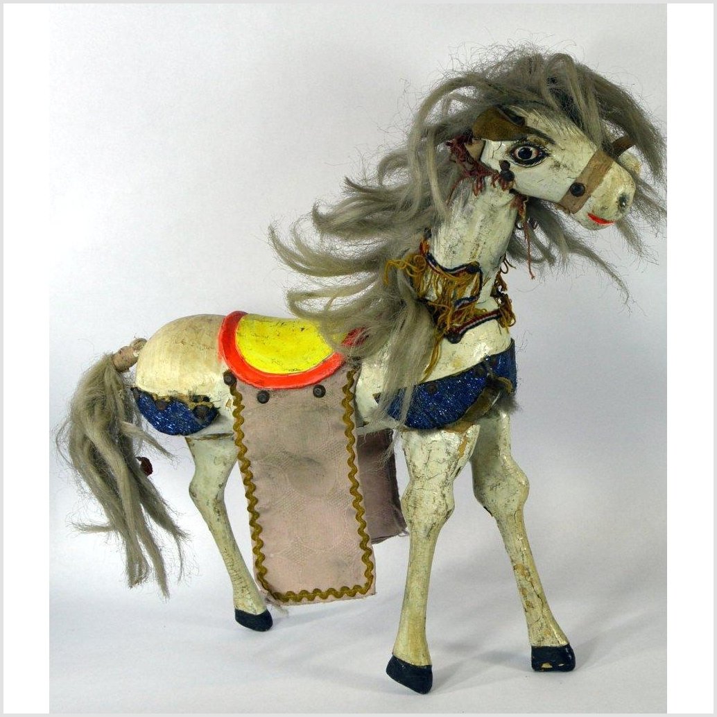 Japanese Two-Headed Horse Toy-1. Asian & Chinese Furniture, Art, Antiques, Vintage Home Décor for sale at FEA Home