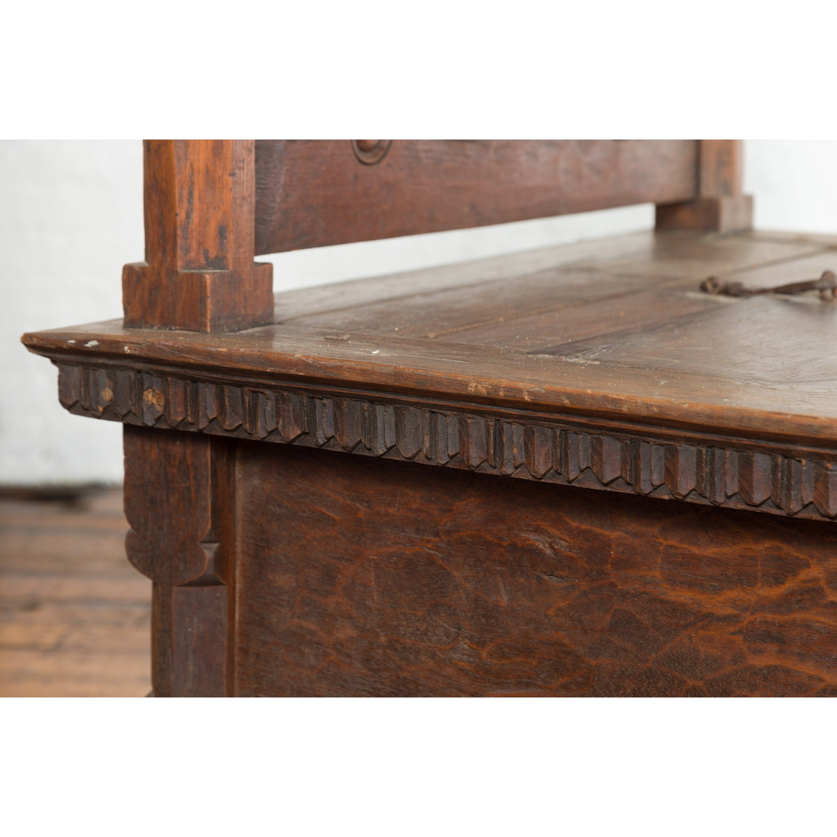 Javanese 19th Century Teak Wood Daybed with Storage and Hand Woven Rattan-18. Asian &amp; Chinese Furniture, Art, Antiques, Vintage Home Décor for sale at FEA Home
