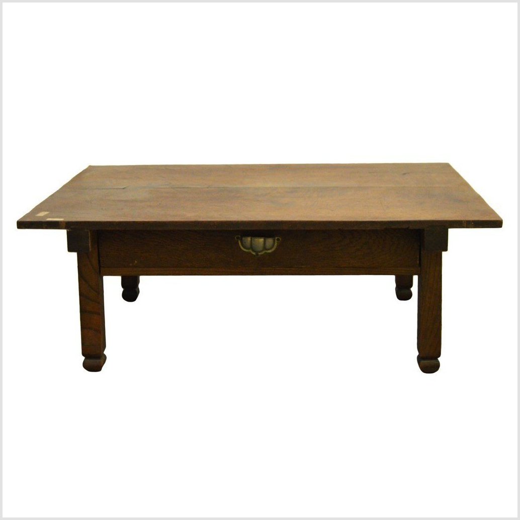 Javanese Coffee Table with Drawer-1. Asian &amp; Chinese Furniture, Art, Antiques, Vintage Home Décor for sale at FEA Home