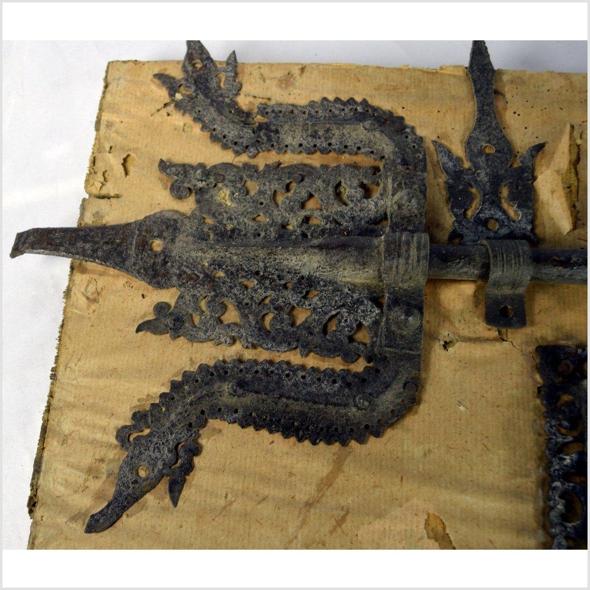 Kerala Metal Gate Lock-3. Asian &amp; Chinese Furniture, Art, Antiques, Vintage Home Décor for sale at FEA Home
