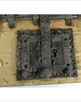 Kerala Metal Gate Lock-5. Asian & Chinese Furniture, Art, Antiques, Vintage Home Décor for sale at FEA Home
