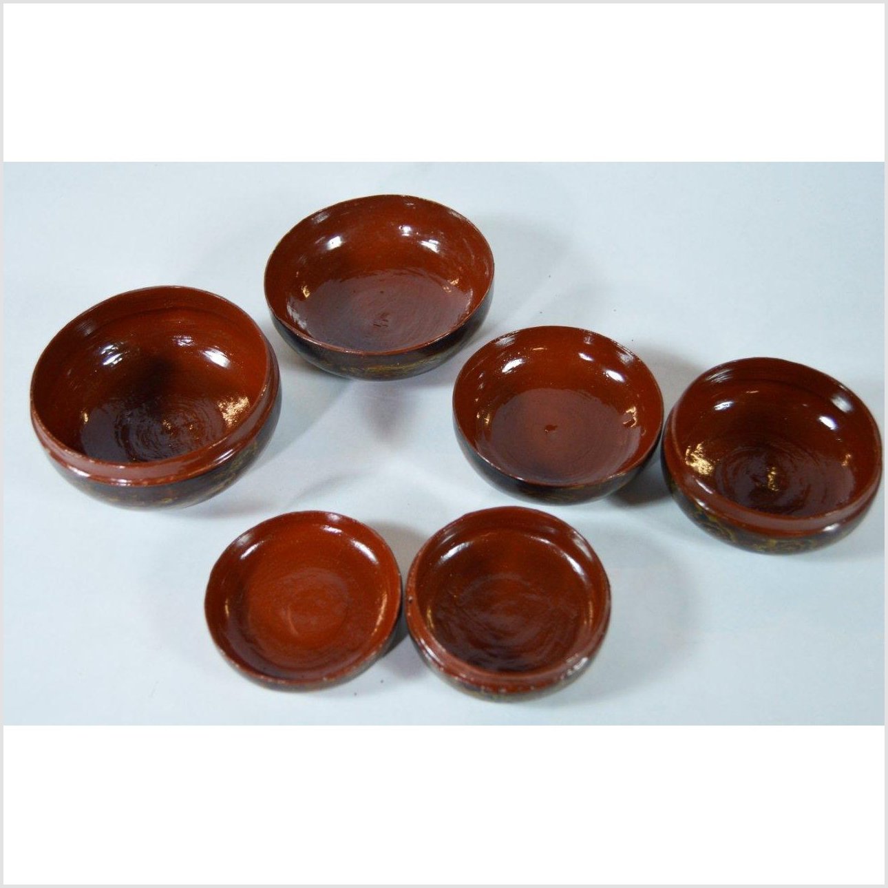 Lacquered Set of 3 Jewelry Boxes-1. Asian & Chinese Furniture, Art, Antiques, Vintage Home Décor for sale at FEA Home