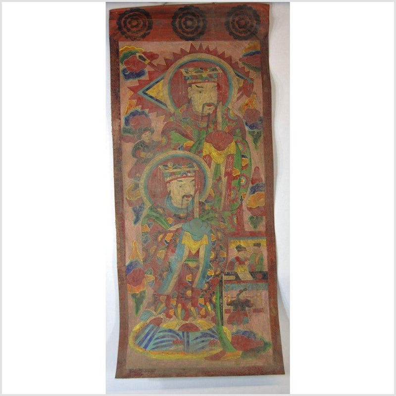 Laotian Parchment Painting- Asian Antiques, Vintage Home Decor & Chinese Furniture - FEA Home