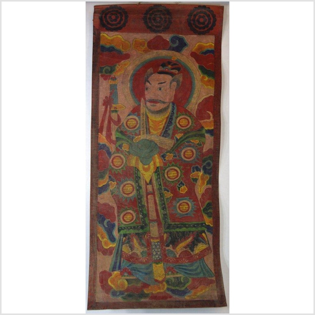 Laotian Parchment Painting-1. Asian & Chinese Furniture, Art, Antiques, Vintage Home Décor for sale at FEA Home