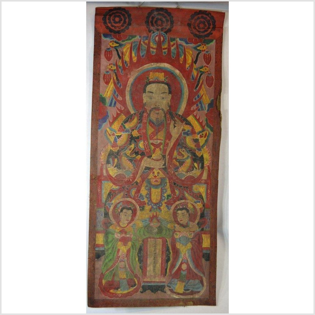 Laotian Parchment Painting-1. Asian & Chinese Furniture, Art, Antiques, Vintage Home Décor for sale at FEA Home