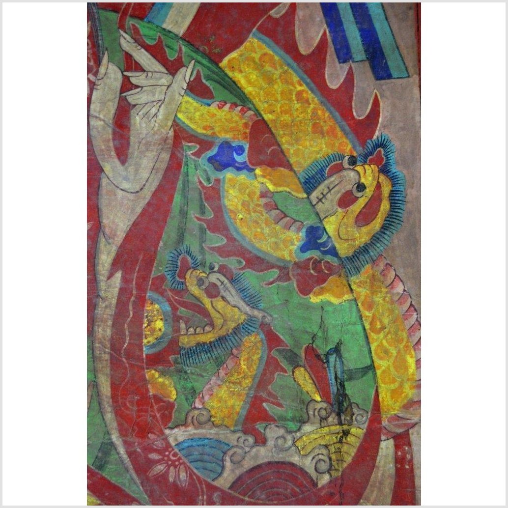 Laotian Parchment Painting-4. Asian &amp; Chinese Furniture, Art, Antiques, Vintage Home Décor for sale at FEA Home