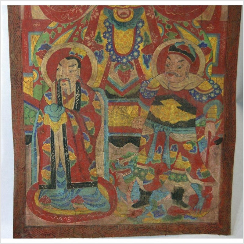 Laotian Parchment Painting-YNE592-6. Asian & Chinese Furniture, Art, Antiques, Vintage Home Décor for sale at FEA Home