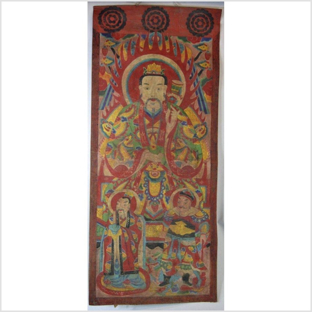 Laotian Parchment Painting-1. Asian & Chinese Furniture, Art, Antiques, Vintage Home Décor for sale at FEA Home