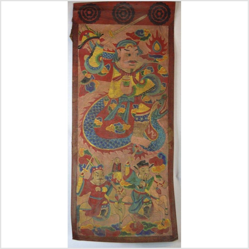 Laotian Parchment Painting-1. Asian & Chinese Furniture, Art, Antiques, Vintage Home Décor for sale at FEA Home