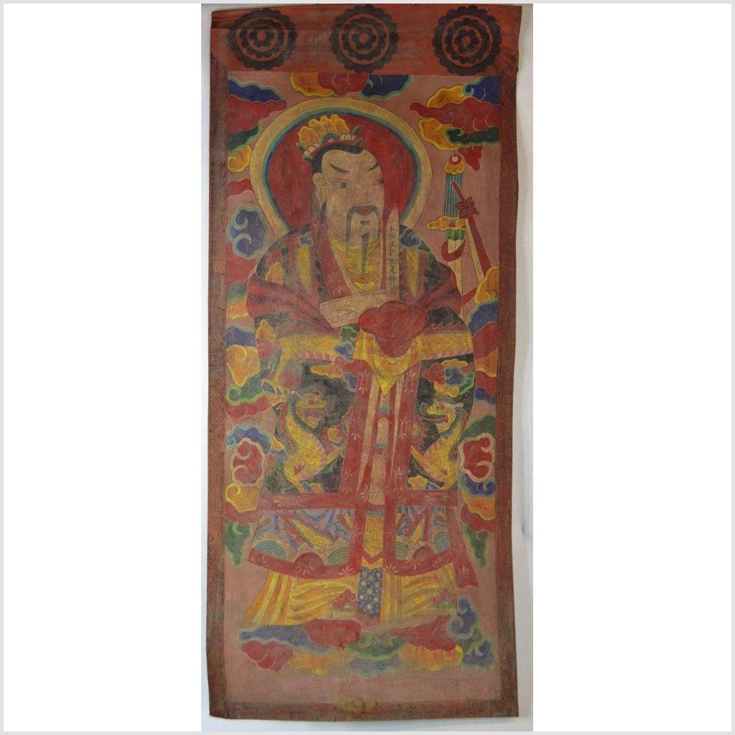 Laotian Parchment Painting-1. Asian & Chinese Furniture, Art, Antiques, Vintage Home Décor for sale at FEA Home