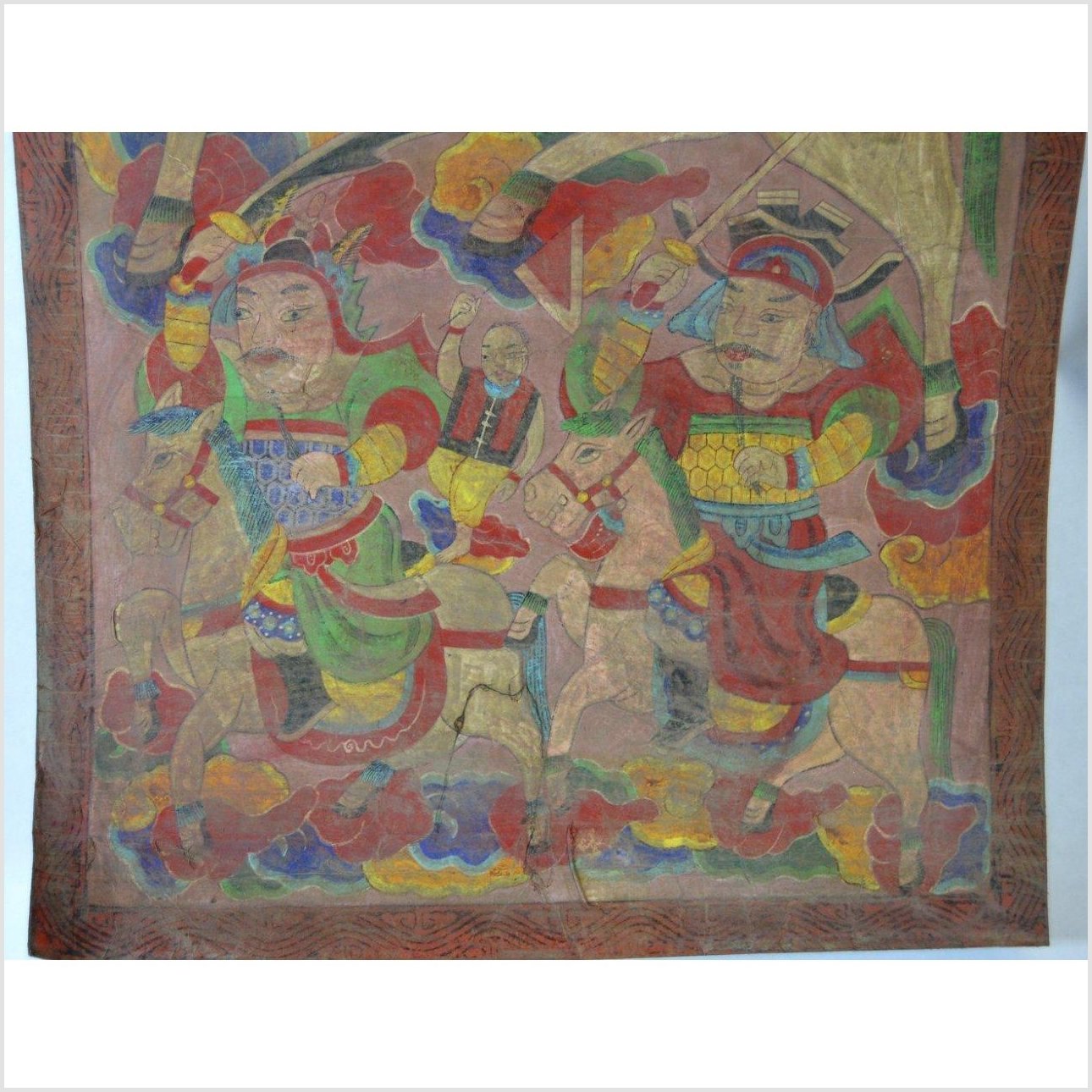 Laotian Parchment Painting-2. Asian & Chinese Furniture, Art, Antiques, Vintage Home Décor for sale at FEA Home