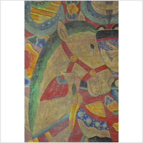 Laotian Parchment Painting-YNE596-4. Asian & Chinese Furniture, Art, Antiques, Vintage Home Décor for sale at FEA Home