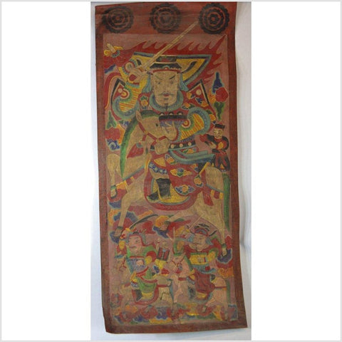 Laotian Parchment Painting-YNE596-7. Asian & Chinese Furniture, Art, Antiques, Vintage Home Décor for sale at FEA Home