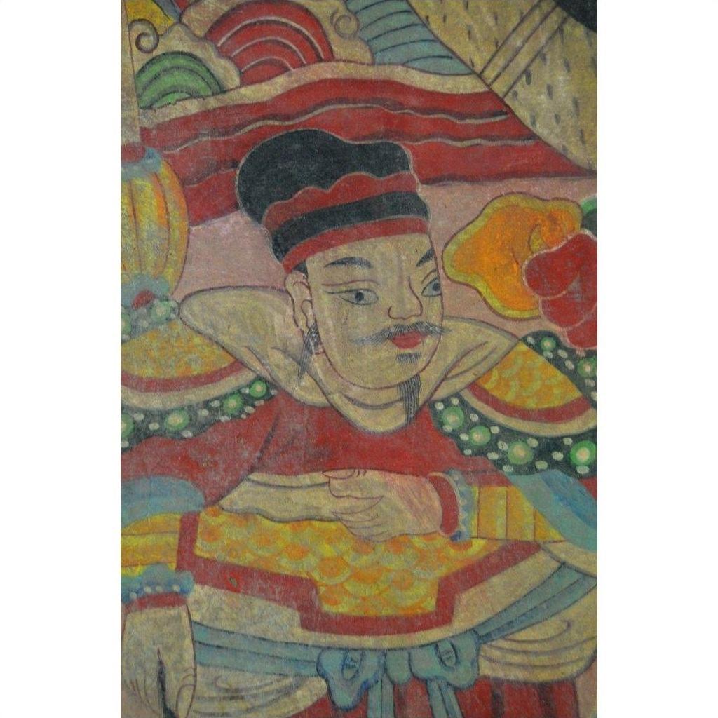Laotian Parchment Painting-8. Asian &amp; Chinese Furniture, Art, Antiques, Vintage Home Décor for sale at FEA Home