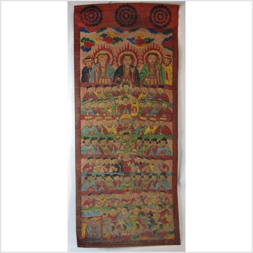 Laotian Parchment Painting-1. Asian & Chinese Furniture, Art, Antiques, Vintage Home Décor for sale at FEA Home