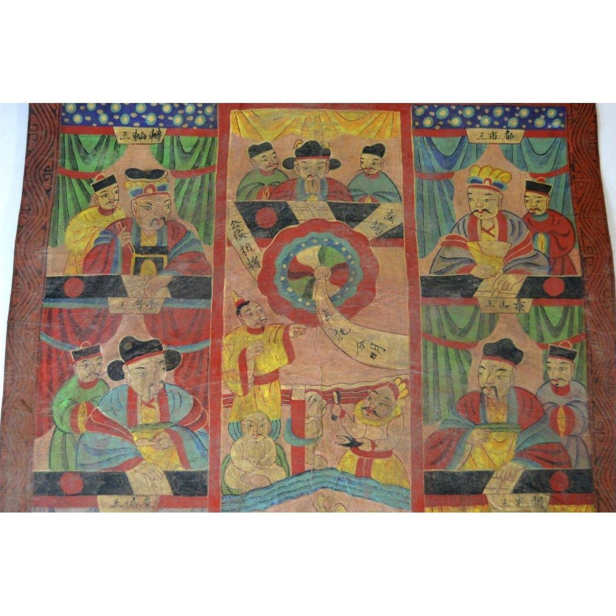 Laotian Parchment Painting-7. Asian &amp; Chinese Furniture, Art, Antiques, Vintage Home Décor for sale at FEA Home