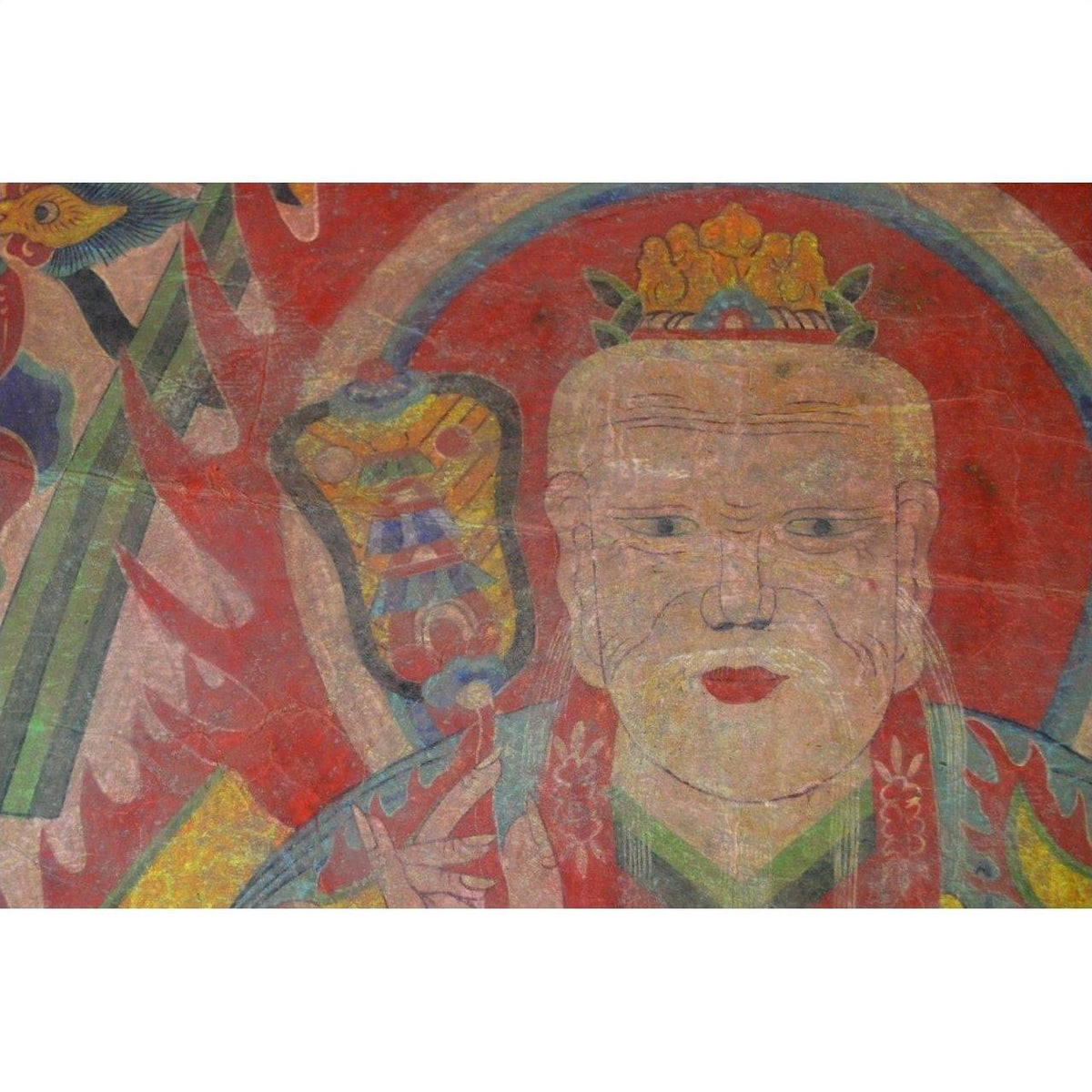 Laotian Parchment Painting-7. Asian &amp; Chinese Furniture, Art, Antiques, Vintage Home Décor for sale at FEA Home