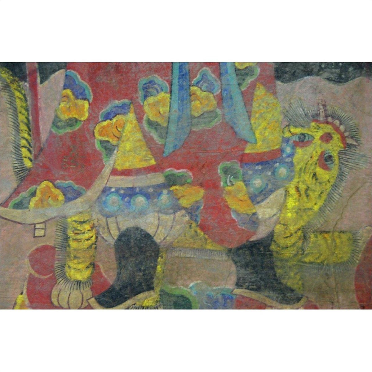 Laotian Parchment Painting-9. Asian &amp; Chinese Furniture, Art, Antiques, Vintage Home Décor for sale at FEA Home