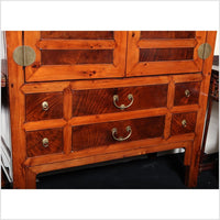 Large Burlwood Cabinet