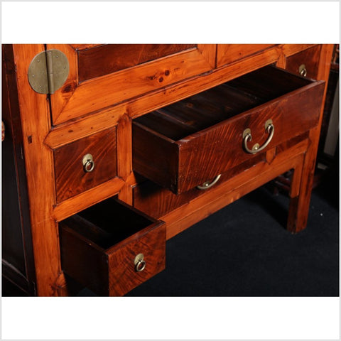 Large Burlwood Cabinet