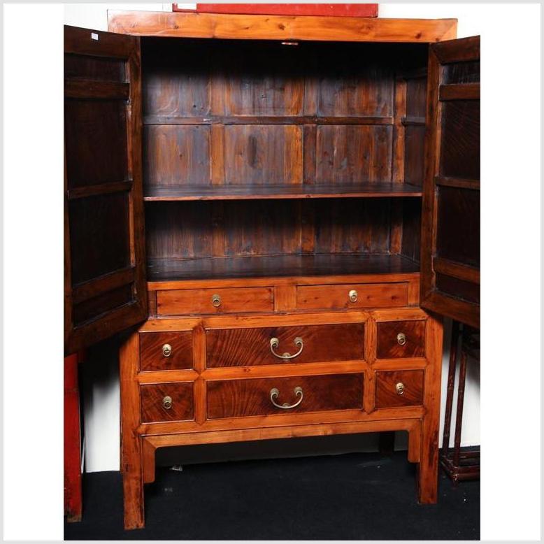 Large Burlwood Cabinet