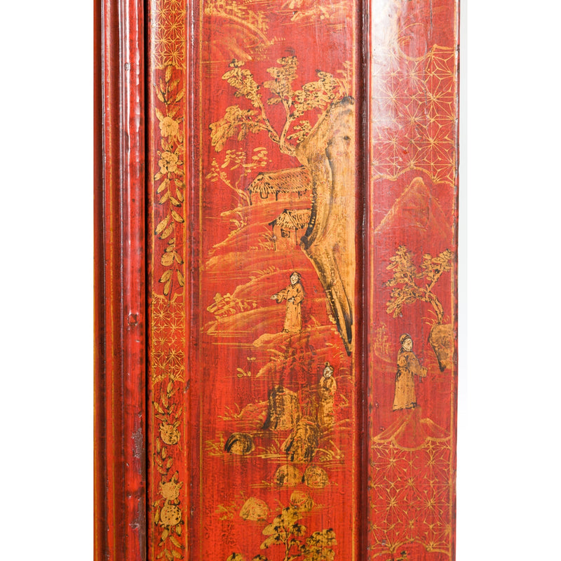 This-is-a-picture-of-a-Large Chinese Qing Dynasty 19th Century Red Lacquer Armoire with Gilt Décor-image-position-18-style-YN2649-Shop-for-Vintage-and-Antique-Asian-and-Chinese-Furniture-for-sale-at-FEA Home-NYC