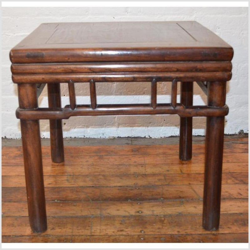 Large Elmwood Stool/Side Table- Asian Antiques, Vintage Home Decor & Chinese Furniture - FEA Home