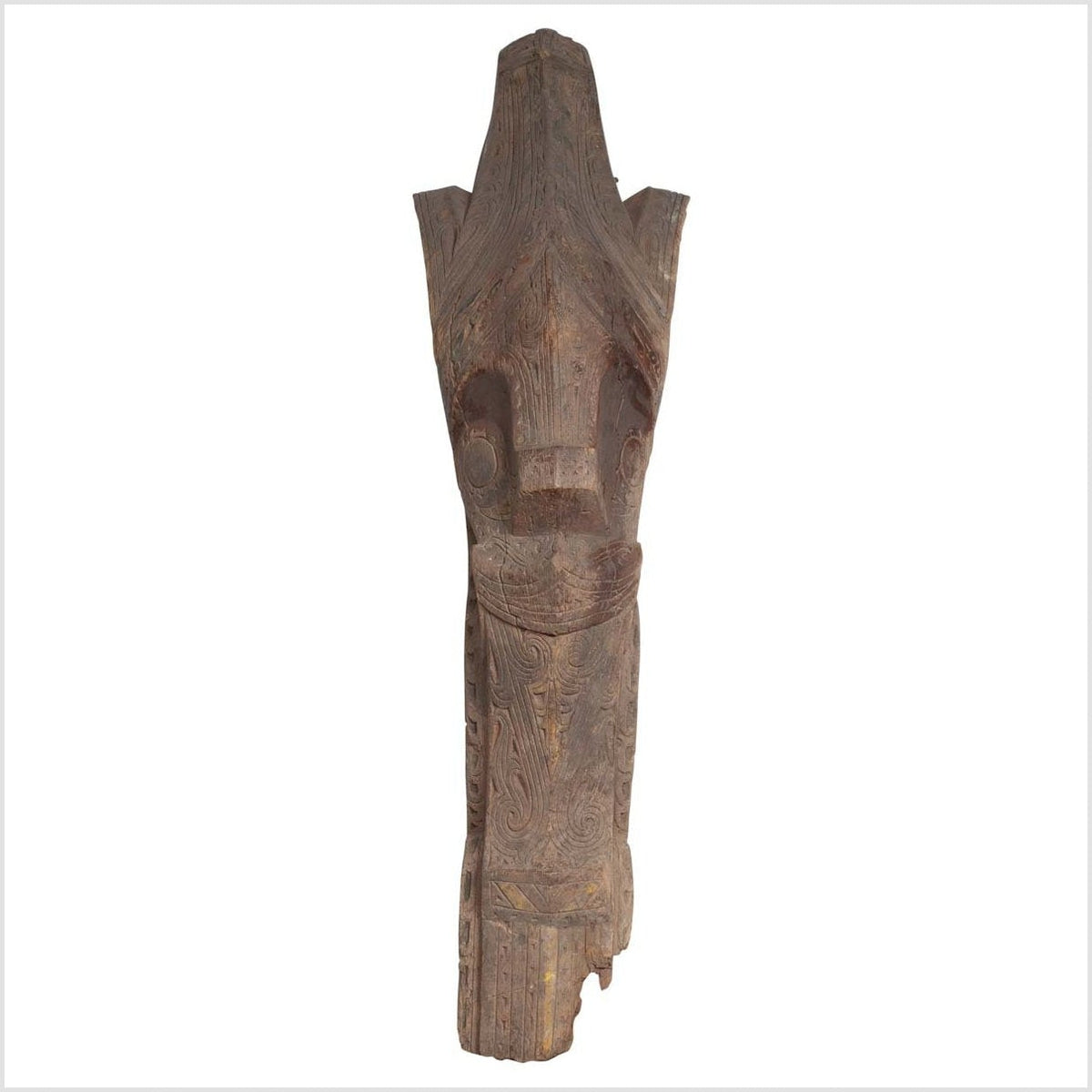 Large Hand Carved Singa Singa Tribal Carving from the Batak People in Sumatra-1. Asian & Chinese Furniture, Art, Antiques, Vintage Home Décor for sale at FEA Home