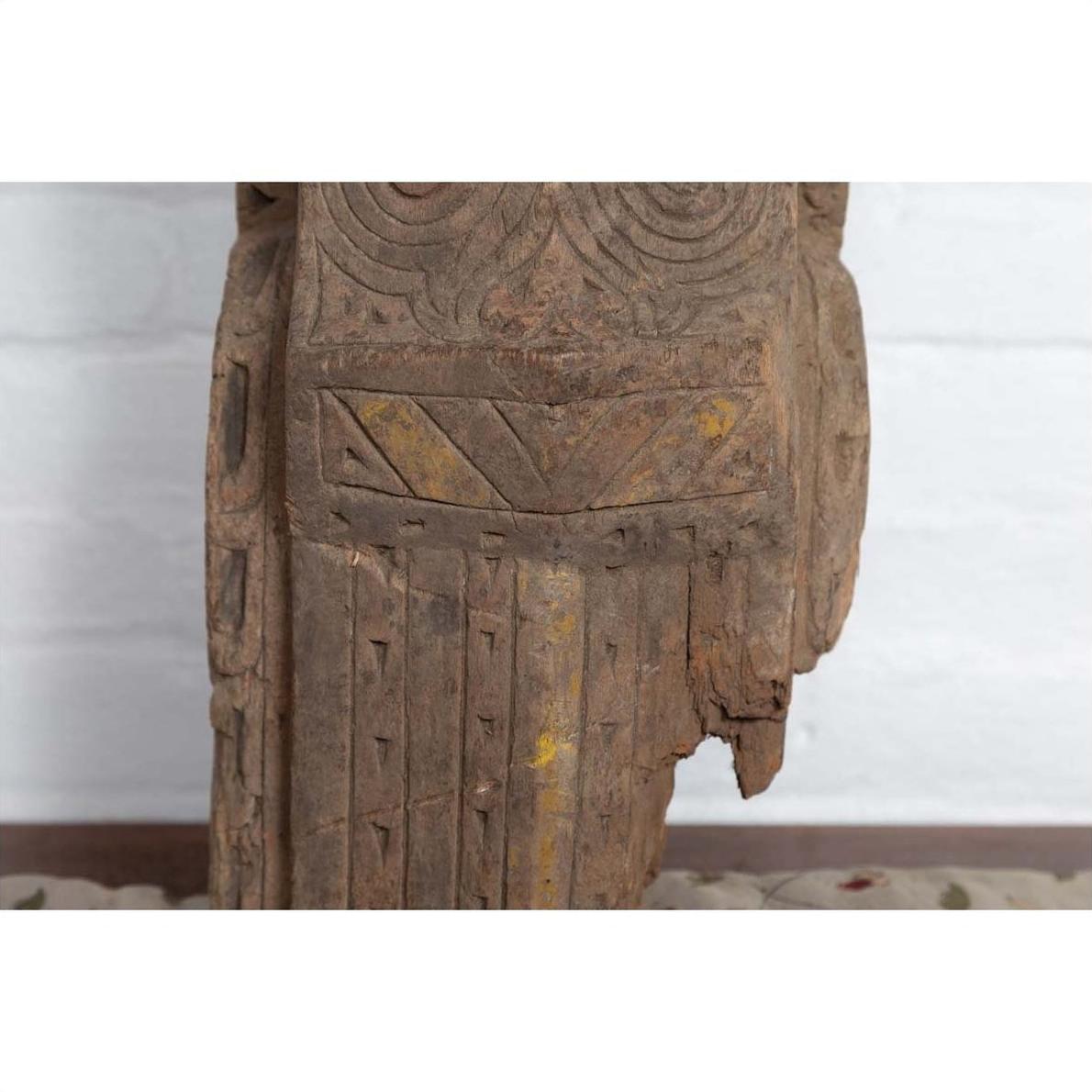 Large Hand Carved Singa Singa Tribal Carving from the Batak People in Sumatra-7. Asian &amp; Chinese Furniture, Art, Antiques, Vintage Home Décor for sale at FEA Home