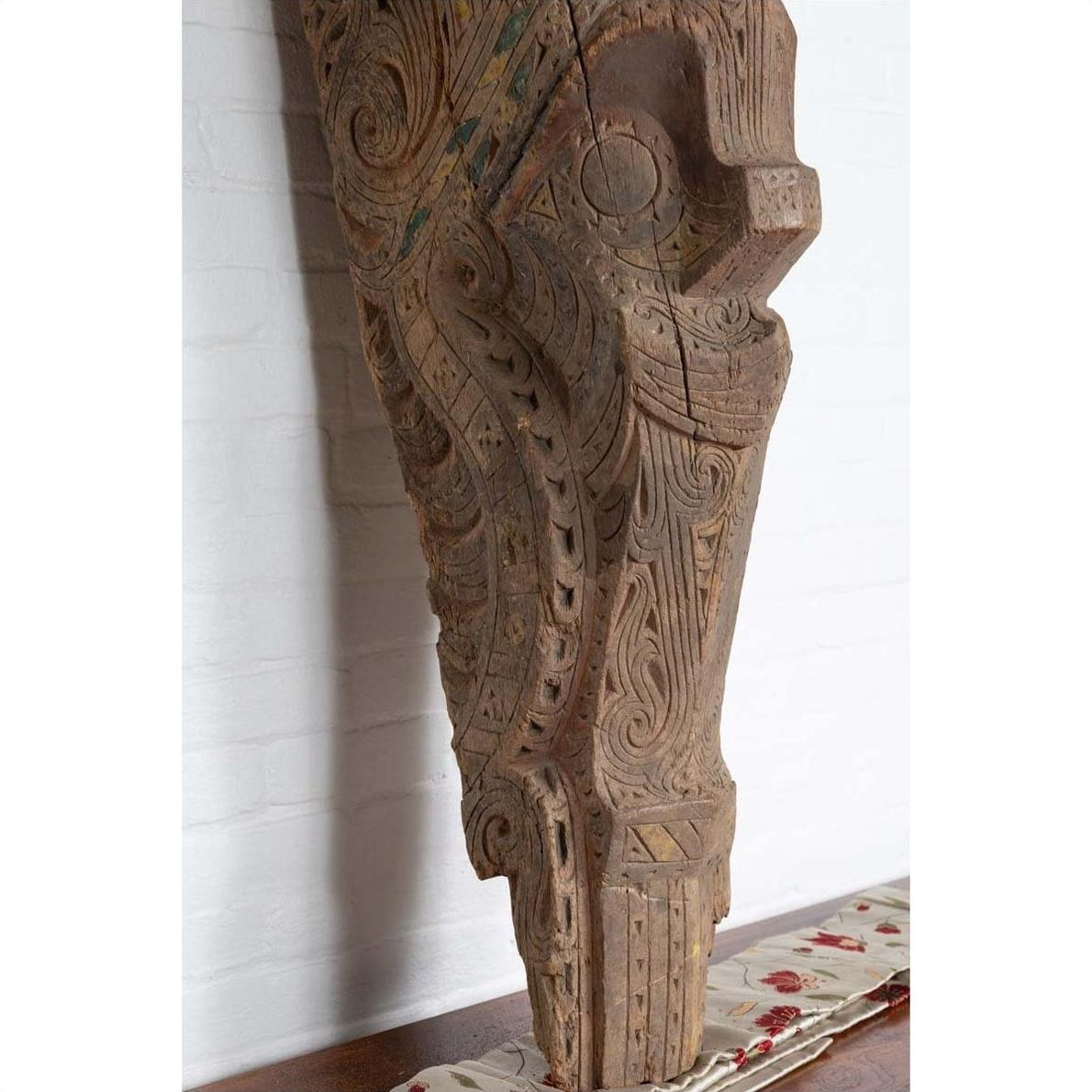 Large Hand Carved Singa Singa Tribal Carving from the Batak People in Sumatra-10. Asian &amp; Chinese Furniture, Art, Antiques, Vintage Home Décor for sale at FEA Home