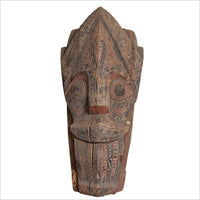 Large Hand Carved Singa Singa Tribal Carving from the Batak People, Sumatra