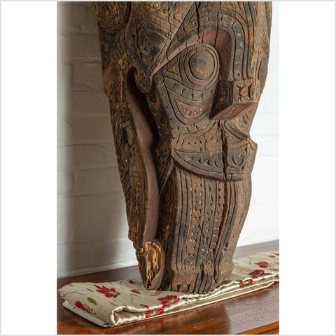 Large Hand Carved Singa Singa Tribal Carving from the Batak People, Sumatra-YN6254-8. Asian & Chinese Furniture, Art, Antiques, Vintage Home Décor for sale at FEA Home