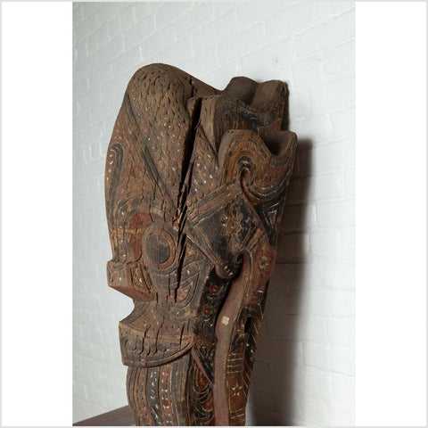 Large Hand Carved Singa Singa Tribal Carving from the Batak People, Sumatra-YN6254-9. Asian & Chinese Furniture, Art, Antiques, Vintage Home Décor for sale at FEA Home