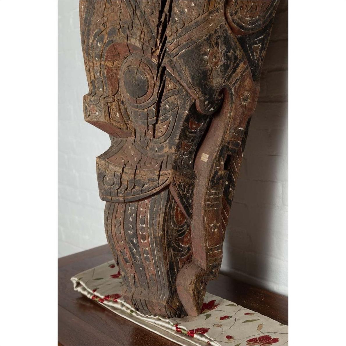 Large Hand Carved Singa Singa Tribal Carving from the Batak People, Sumatra-10. Asian &amp; Chinese Furniture, Art, Antiques, Vintage Home Décor for sale at FEA Home